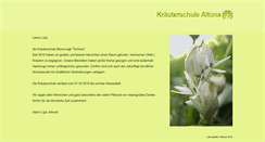 Desktop Screenshot of kraeuterschule-altona.de