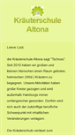Mobile Screenshot of kraeuterschule-altona.de